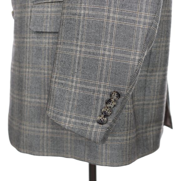 Hart Schaffner Marx Gold Trumpeter Loro Piana Worsted Cashmere Sport Coat - 44L - Picture 6 of 12